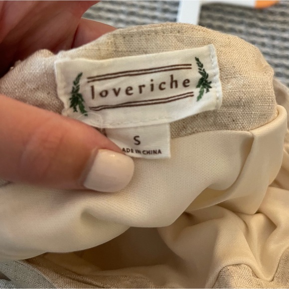 Beige Linen Skort - Picture 3 of 3